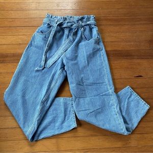 Fashion Nova Paperbag Waist Jeans